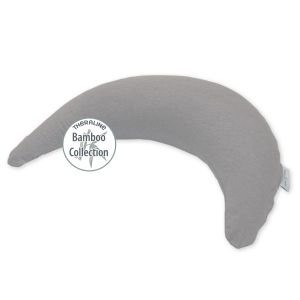 Der Bambusmond Kuschel- und Stillkissen | 170 Melange mittelgrau