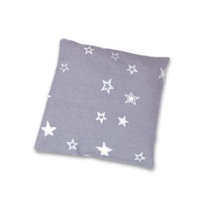 Kirschkernkissen klein | 19x19 cm | 106 Sternenhimmel grau