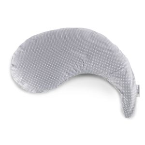 Das Yinnie Stillkissen | reine Baumwolle | 33 Punkte grau