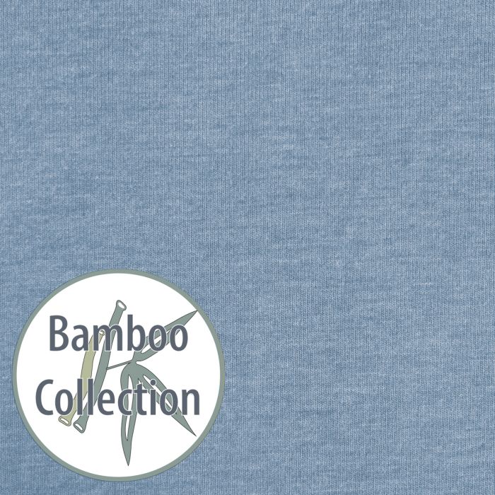 Bezug für den Bambusmond Dessin 154"Melange Blau-grau" Bamboo Collection