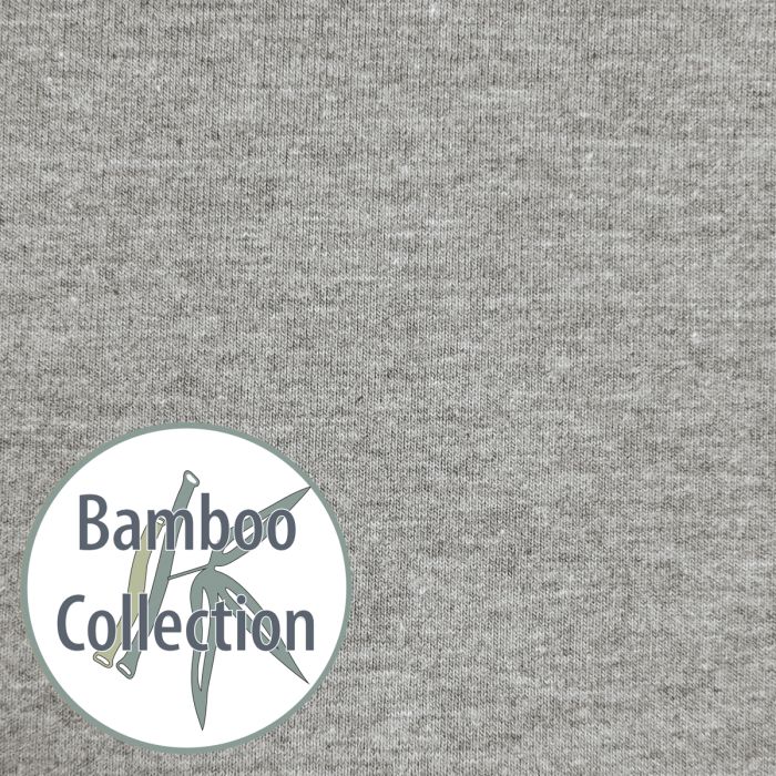 Bezug für Das Kinderkopfkissen, Dessin 170 "Melange mittelgrau" Bamboo Collection