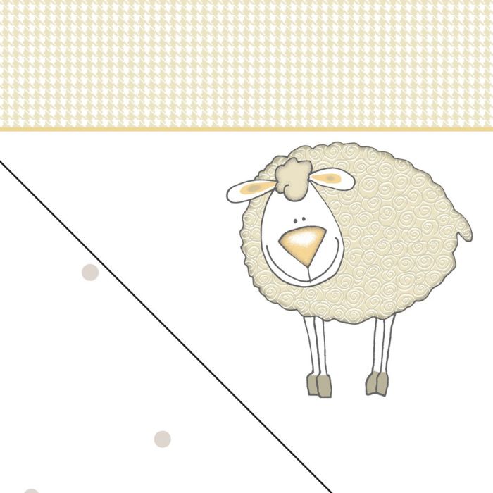 Bezug für das Original Theraline Dessin 31 "Schaf beige"